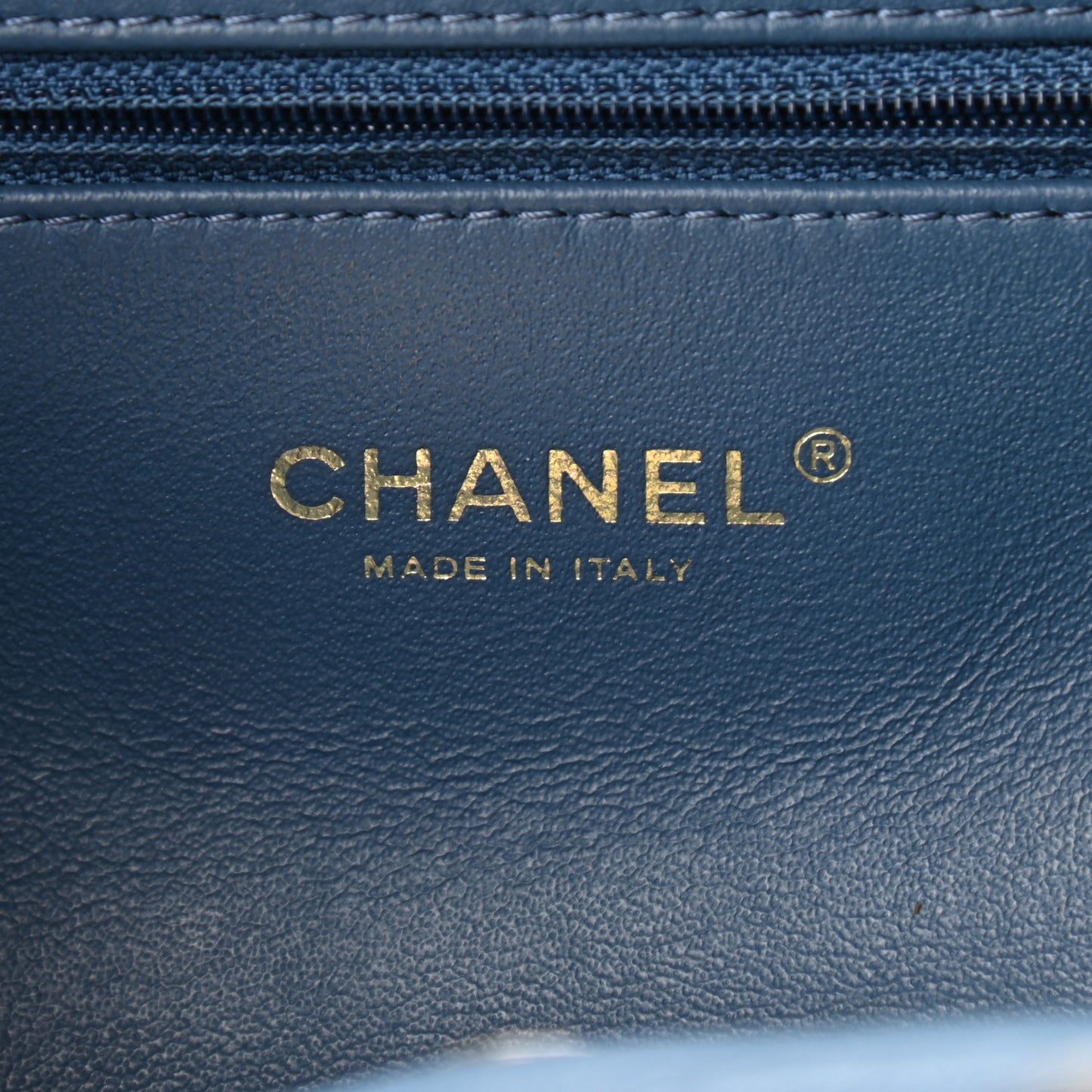 Caviar Quilted Business Affinity Backpack Blue