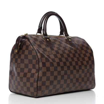 Louis Vuitton Damier Ebene Speedy 30 2 of 10