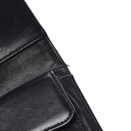 Chanel Lambskin Quilted Large Flap Wallet Black 11 of 20