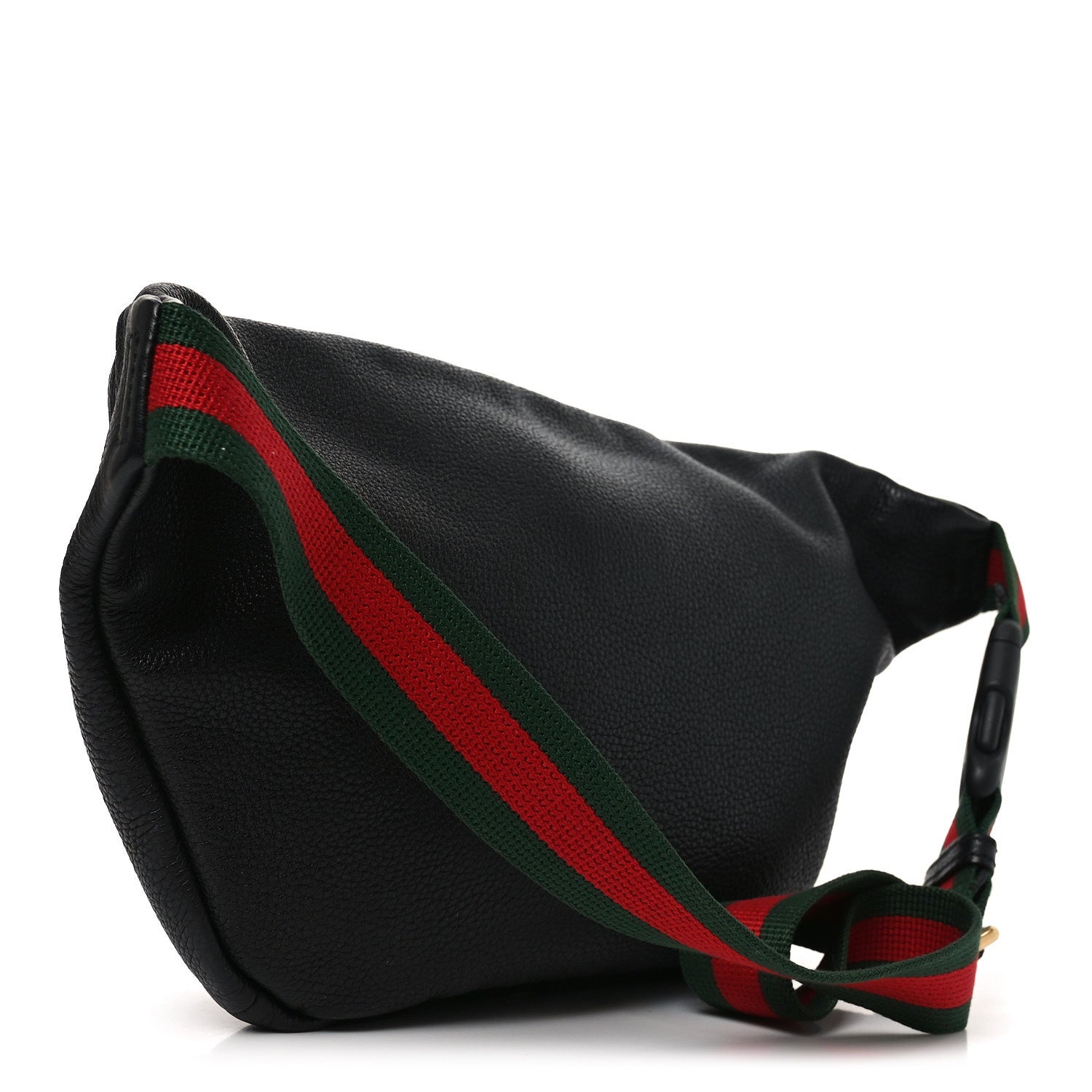 Gucci Grained Calfskin Small Logo Belt Bag Black 2 of 9