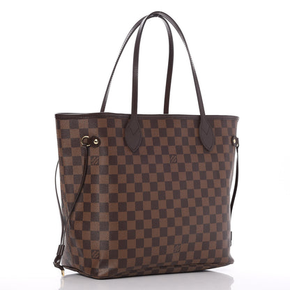 Louis Vuitton Damier Ebene Neo Neverfull MM Rose Ballerine 3 of 8