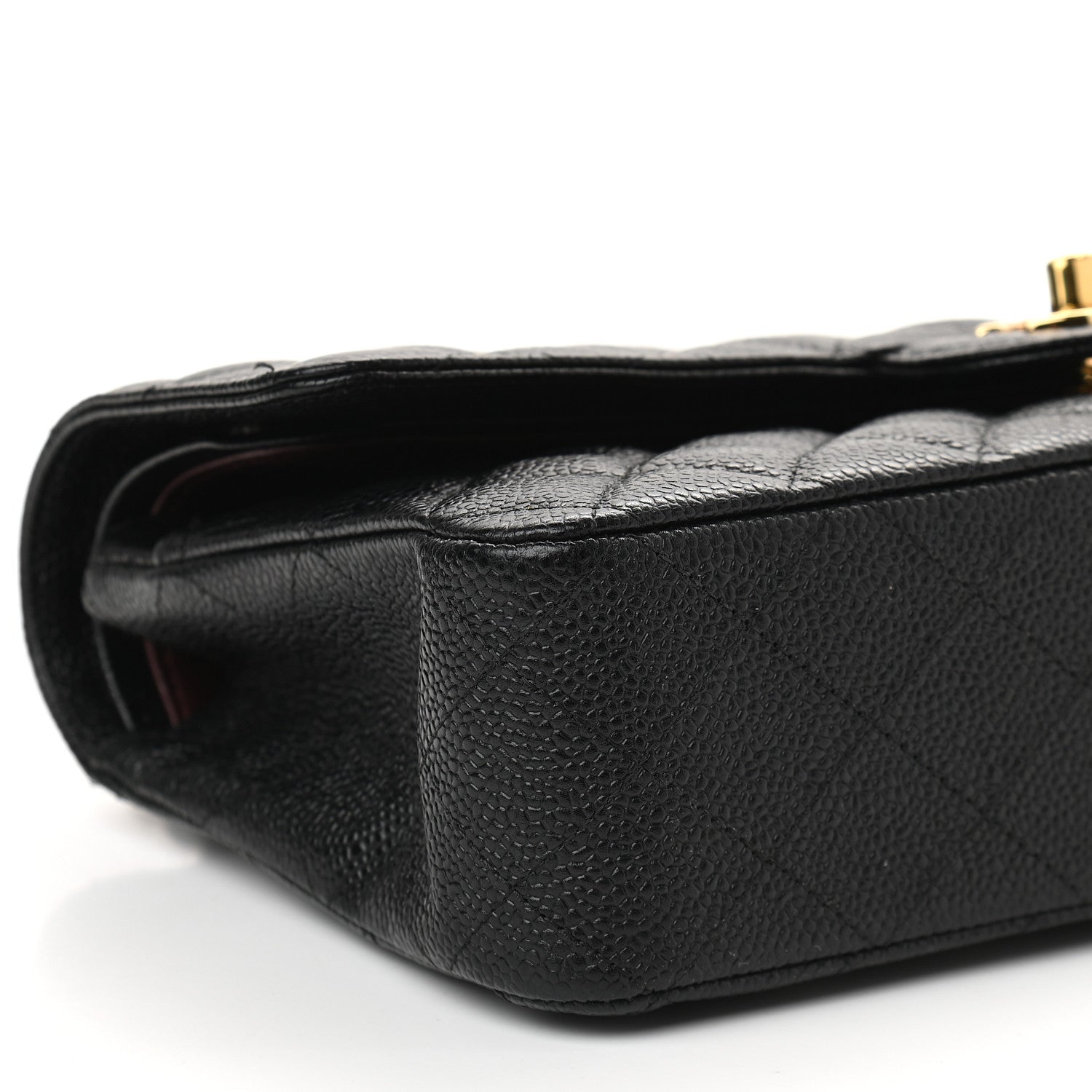 Chanel Caviar Quilted Medium Double Flap Black 8 of 9