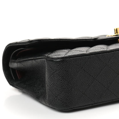 Chanel Caviar Quilted Medium Double Flap Black 8 of 9