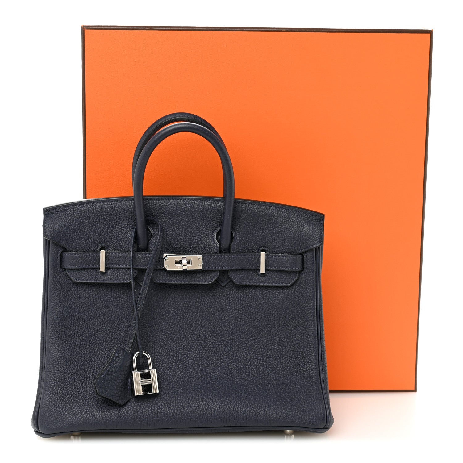 Hermes Togo Birkin 25 Bleu Nuit 13 of 13