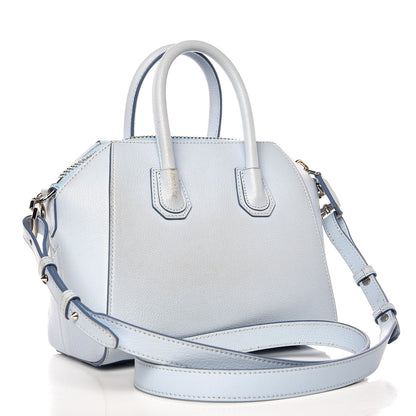 Givenchy Sugar Goatskin Mini Antigona Baby Blue 3 of 8