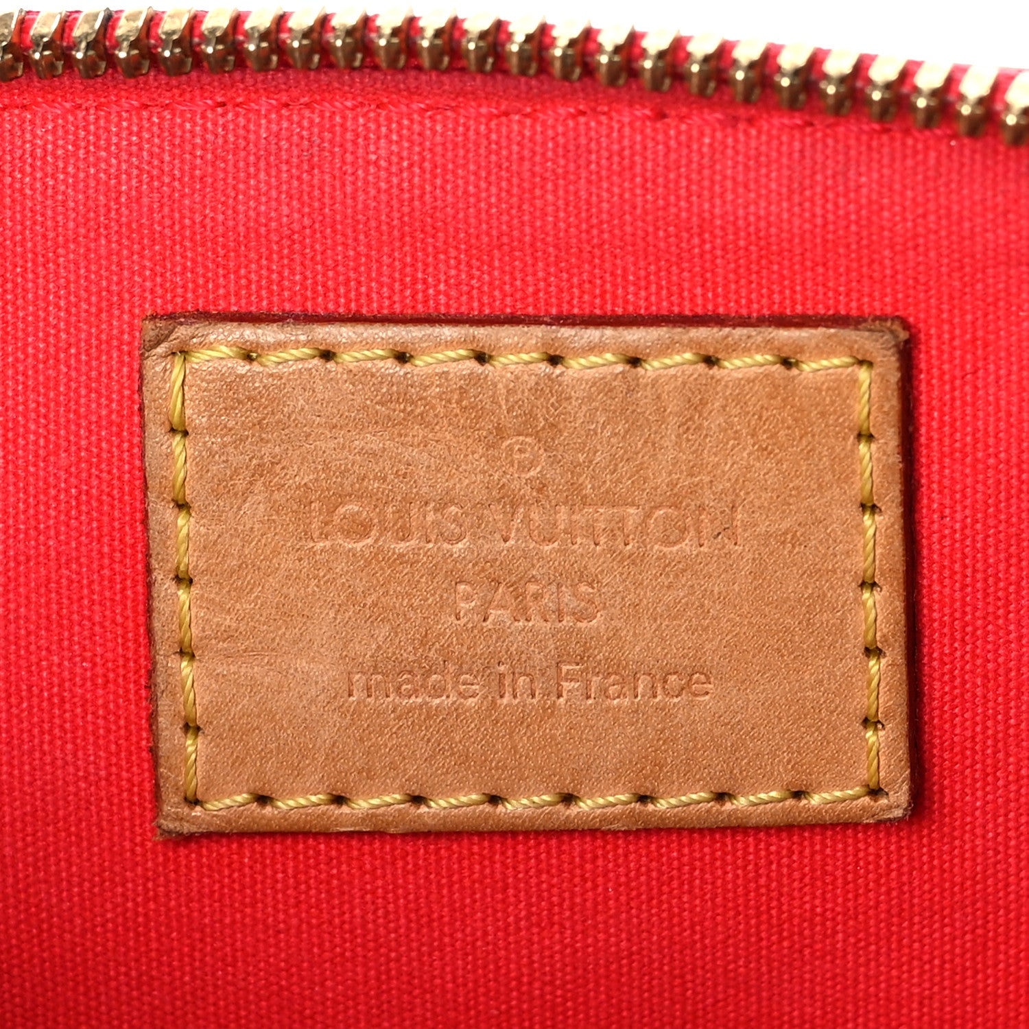 Louis Vuitton Vernis Alma BB Cherry 6 of 15