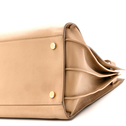 Saint Laurent Calfskin Large Sac de Jour Carryall Tan 9 of 9