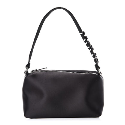 Alexander Wang Satin Crystal Heiress Pouch Black 1 of 11