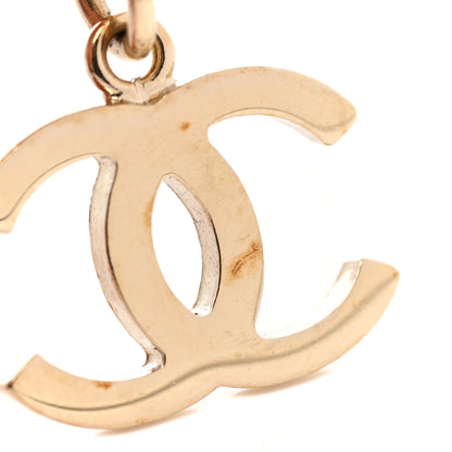 Chanel Crystal Chain CC Necklace Gold Silver 6 of 6