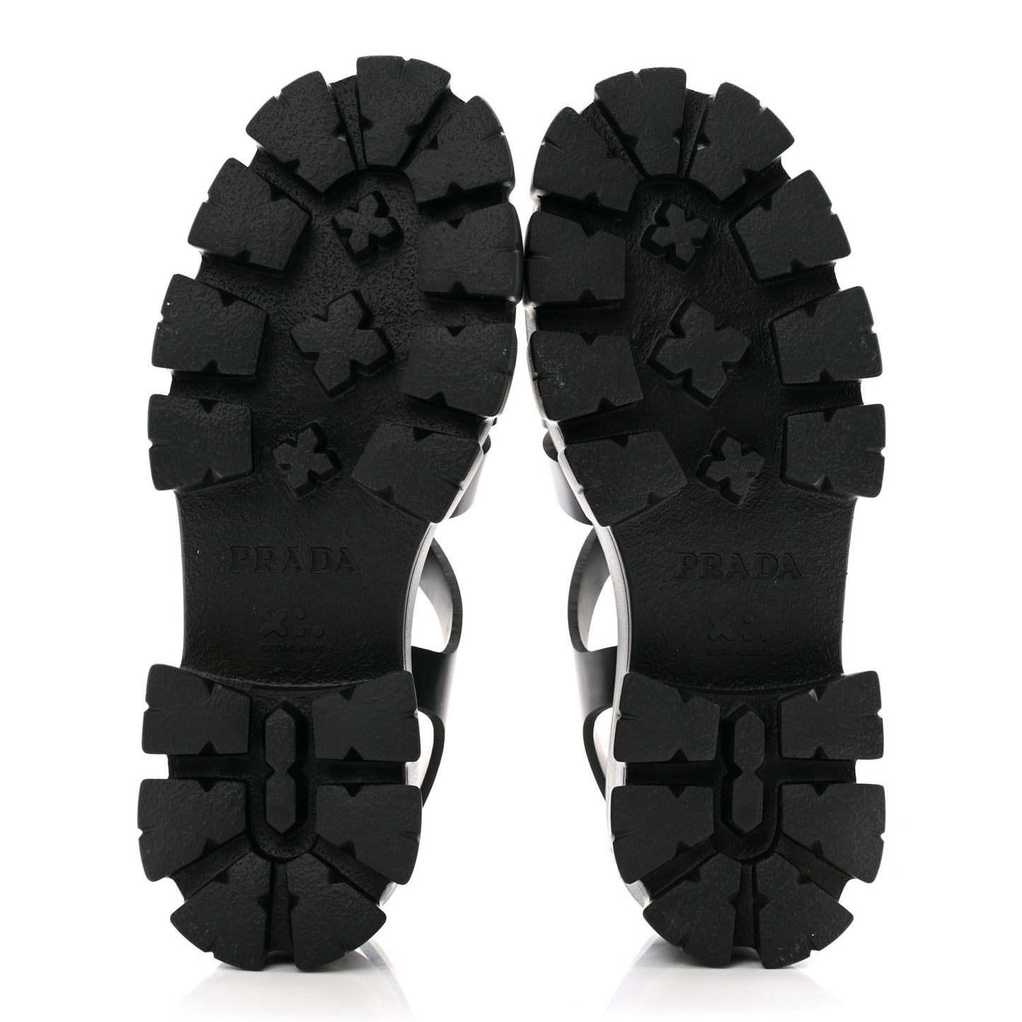 Foam Rubber Triangle Logo Monolith 55mm Cage Sandals 39 Black