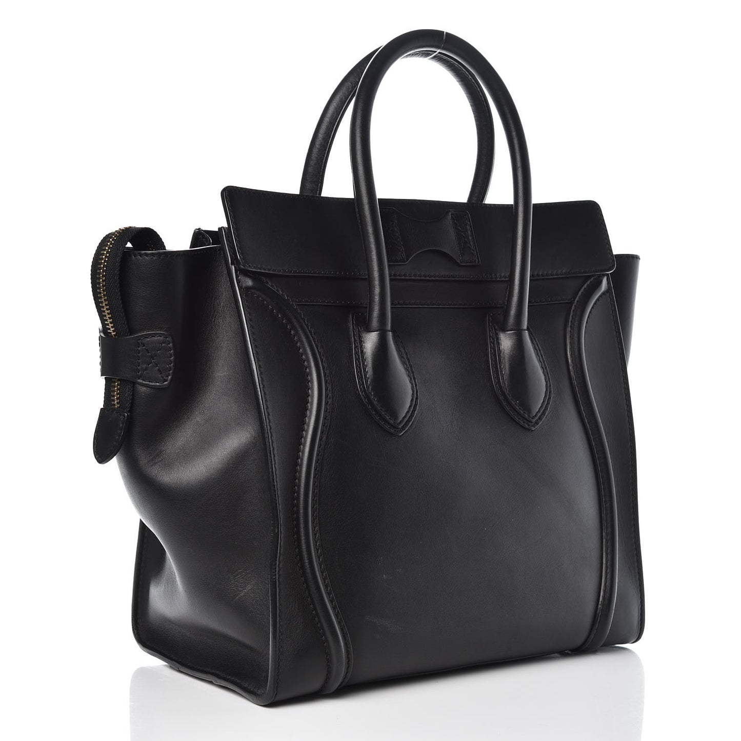 Smooth Calfskin Mini Luggage Black