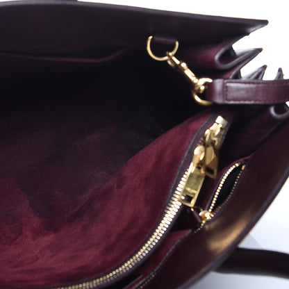 Saint Laurent Calfskin Small Sac De Jour Amarena 12 of 14