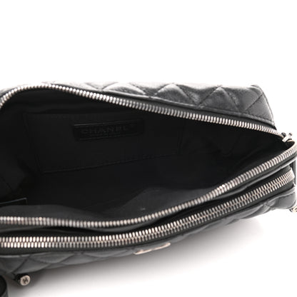 Chanel Calfskin Quilted Waist Bag Black 5 of 10
