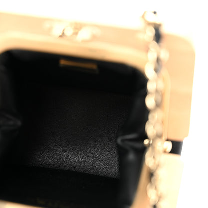 Chanel Lambskin Quilted Hollywood Clutch Black 5 of 11