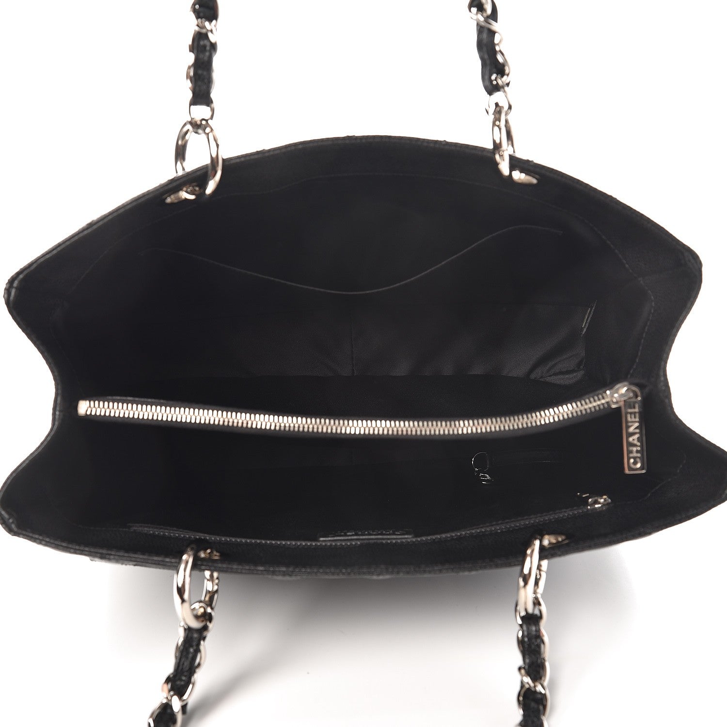 Chanel Caviar Quilted Grand Shopping Tote GST Black 5 of 8