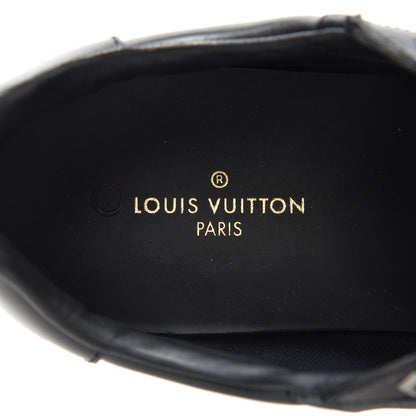 Louis Vuitton Calfskin Damier Graphite Mens Harlem Sneakers 7 Black 7 of 9