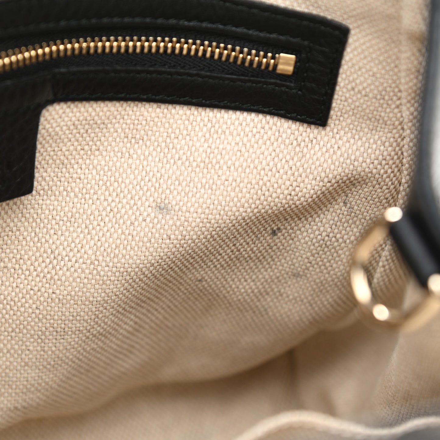 Pebbled Calfskin Small Soho Shoulder Bag Black