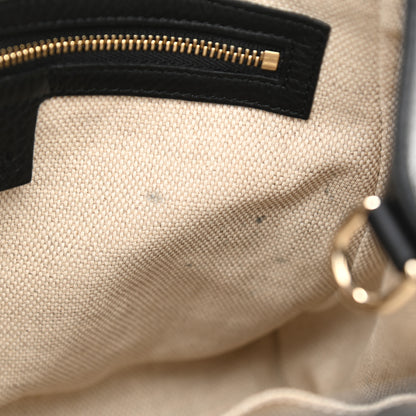 Gucci Pebbled Calfskin Small Soho Shoulder Bag Black 11 of 11