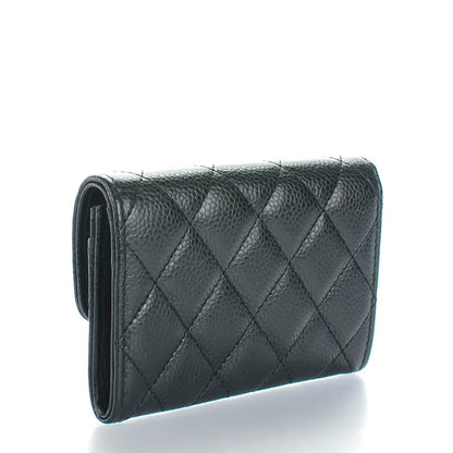 Chanel Caviar Quilted Flap Card Holder Black 3 of 8