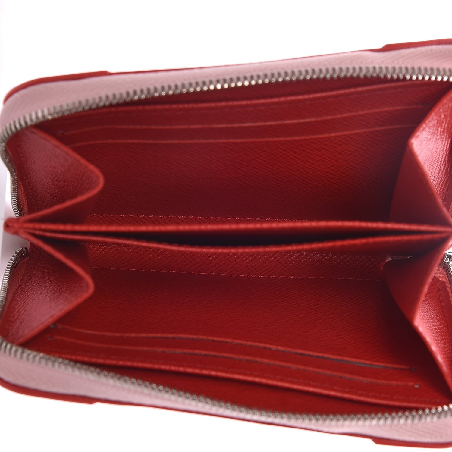 Louis Vuitton Epi Blooming Corners Zippy Coin Purse Rose Ballerine Coquelicot 5 of 10