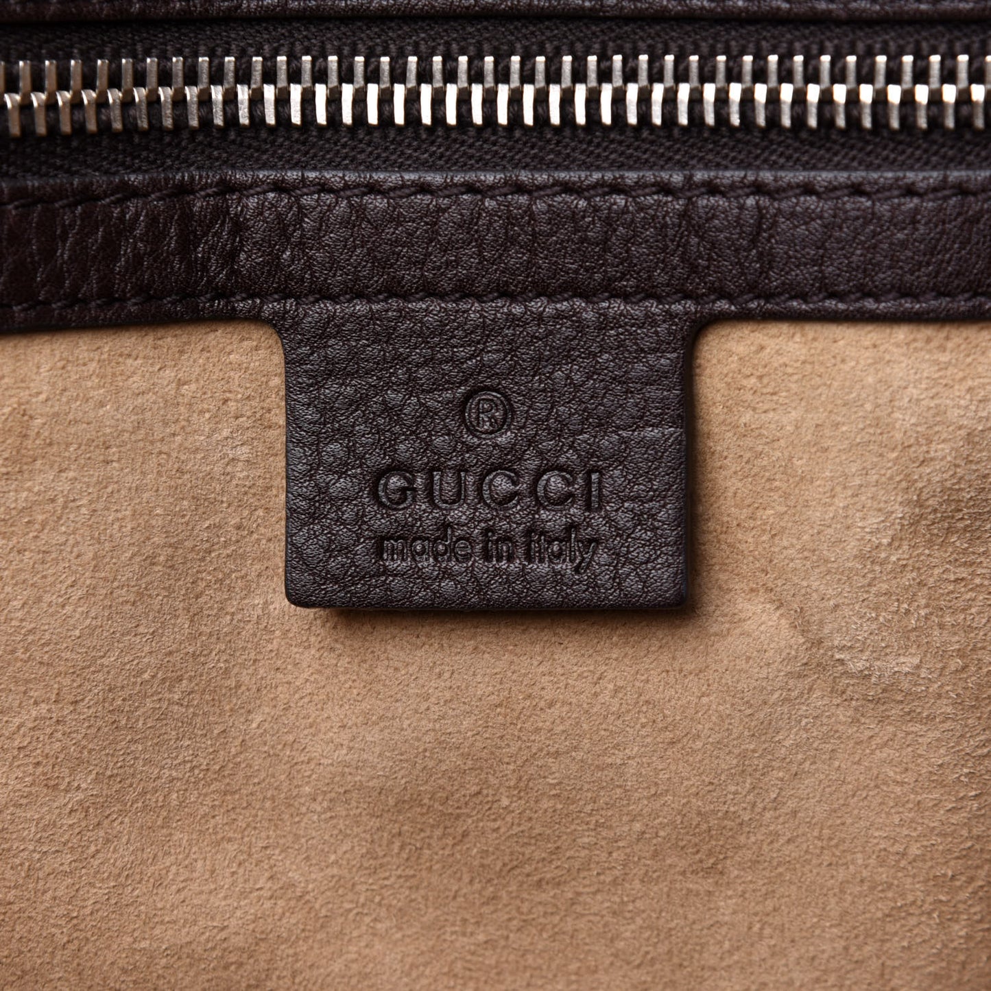 Calfskin Large Tote Brown