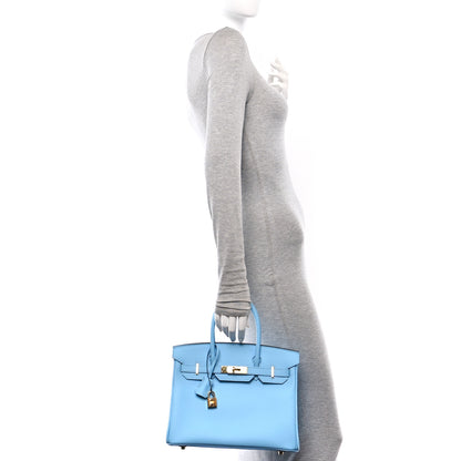 Hermes Epsom Birkin 30 Celeste 2 of 11