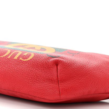 Gucci Grained Calfskin Logo Belt Bag Hibiscus Red 10 of 10