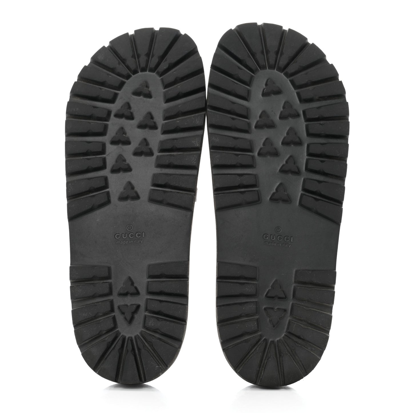 Rubber Web Mens Lug Sole Slide Sandals 10 Black Green Red