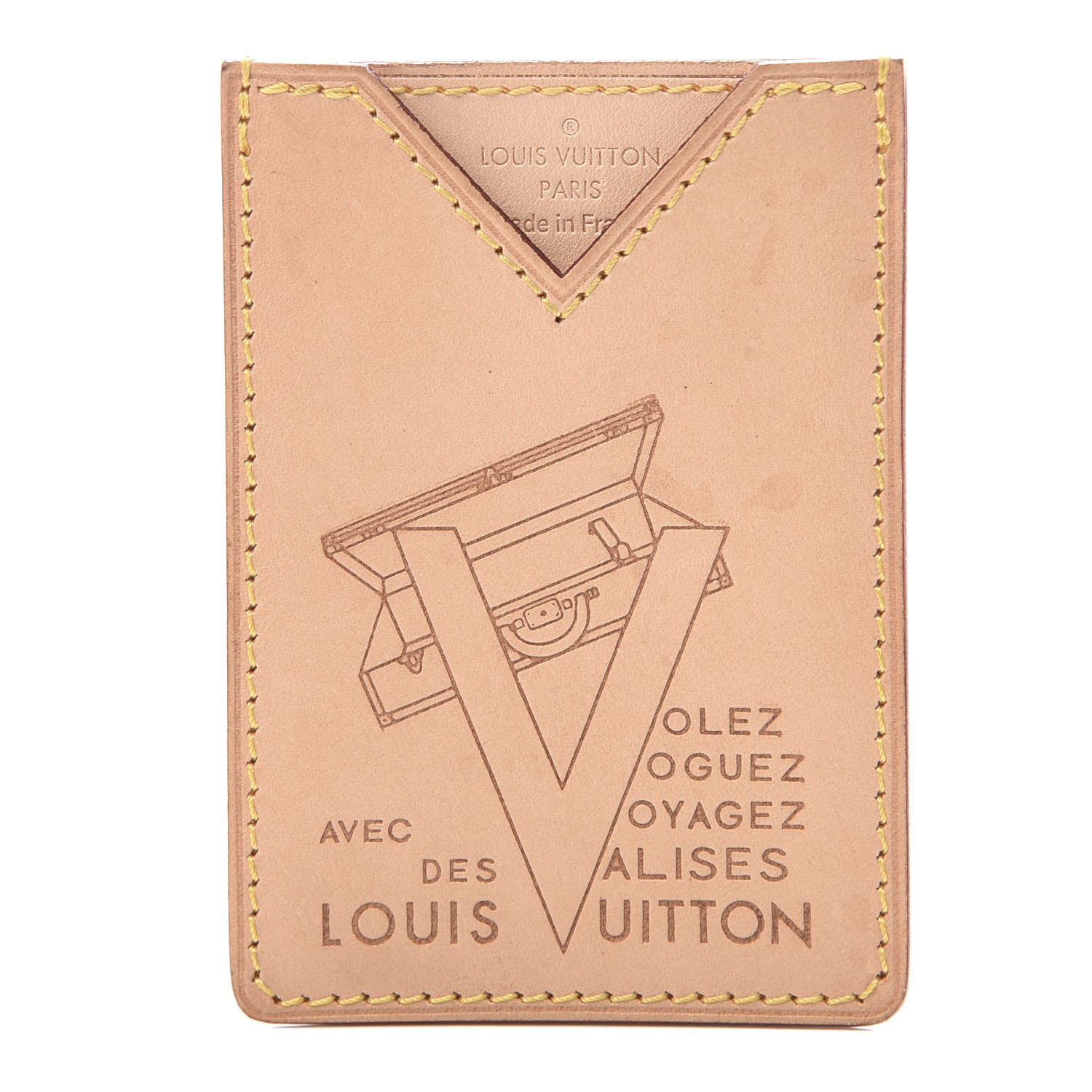 Louis Vuitton Vachetta Voyages Card Holder 1 of 7