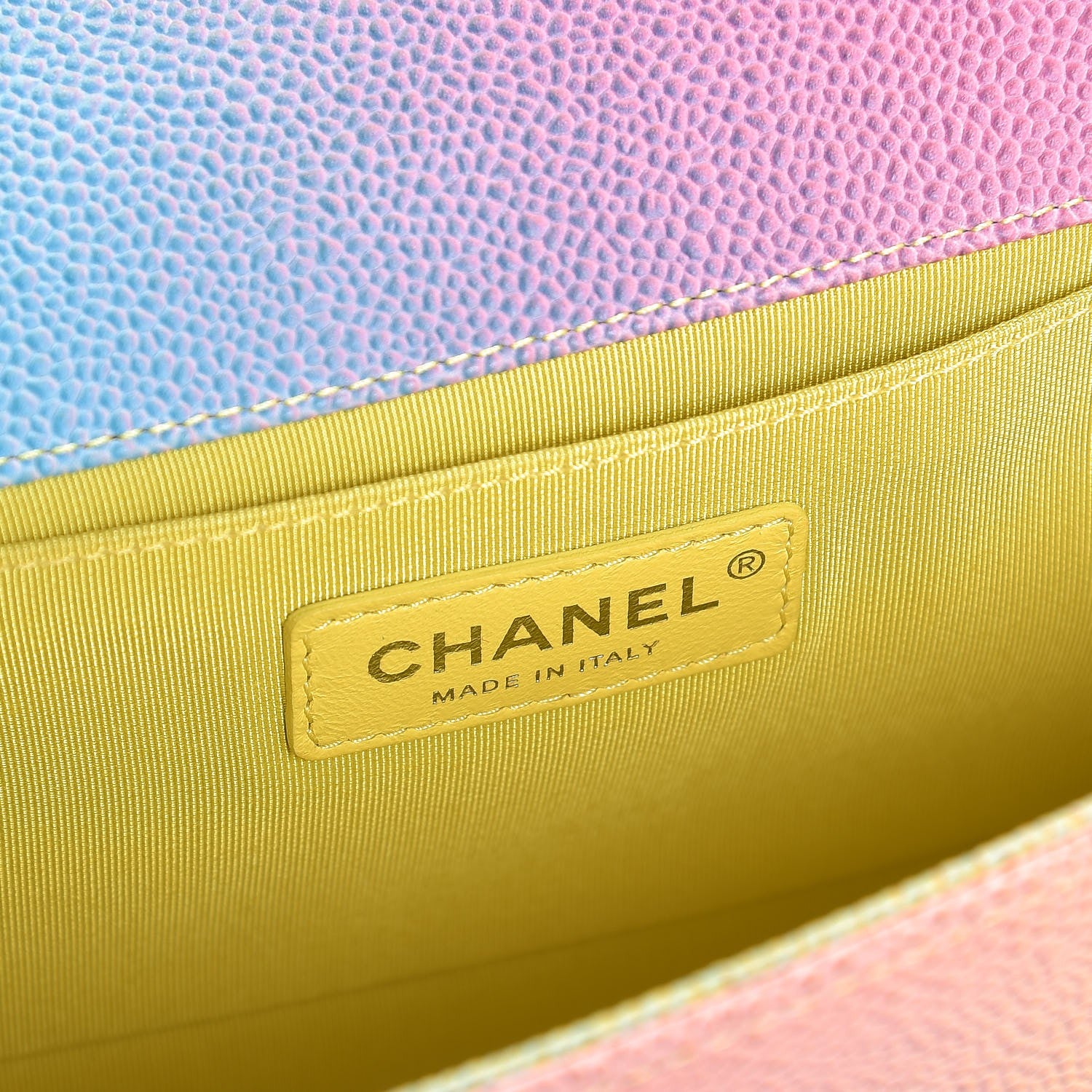 Chanel Caviar Quilted Medium Cuba Rainbow Boy Flap Multicolor 6 of 8