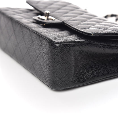 Chanel Caviar Quilted Medium Double Flap Black 9 of 10