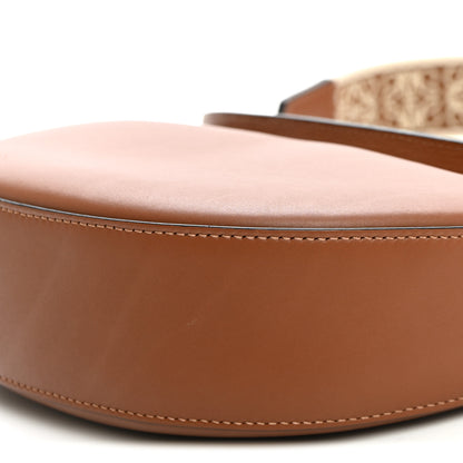 Loewe Satin Calfskin Jacquard Luna Bag Pecan 8 of 8