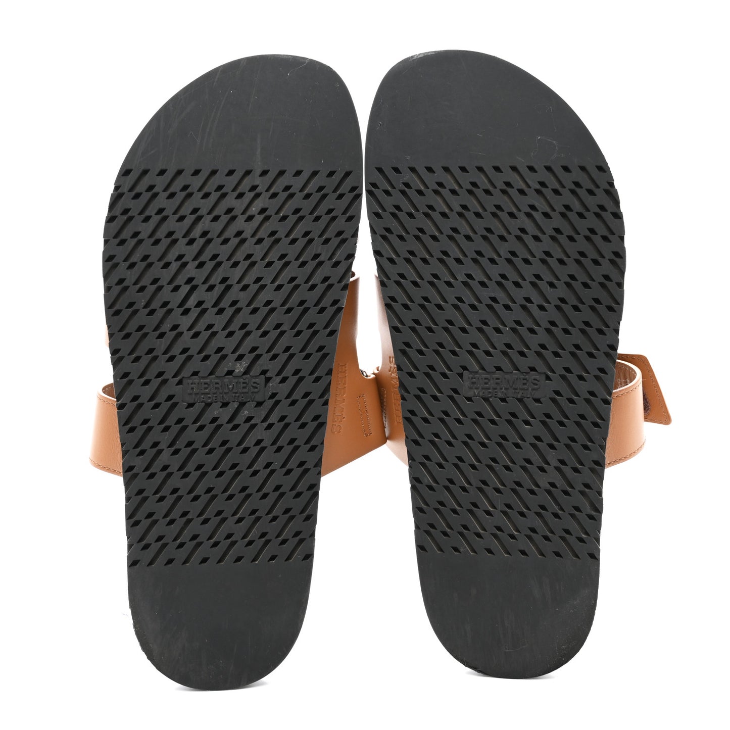 Calfskin Mens Chypre Sandals 42 Gold