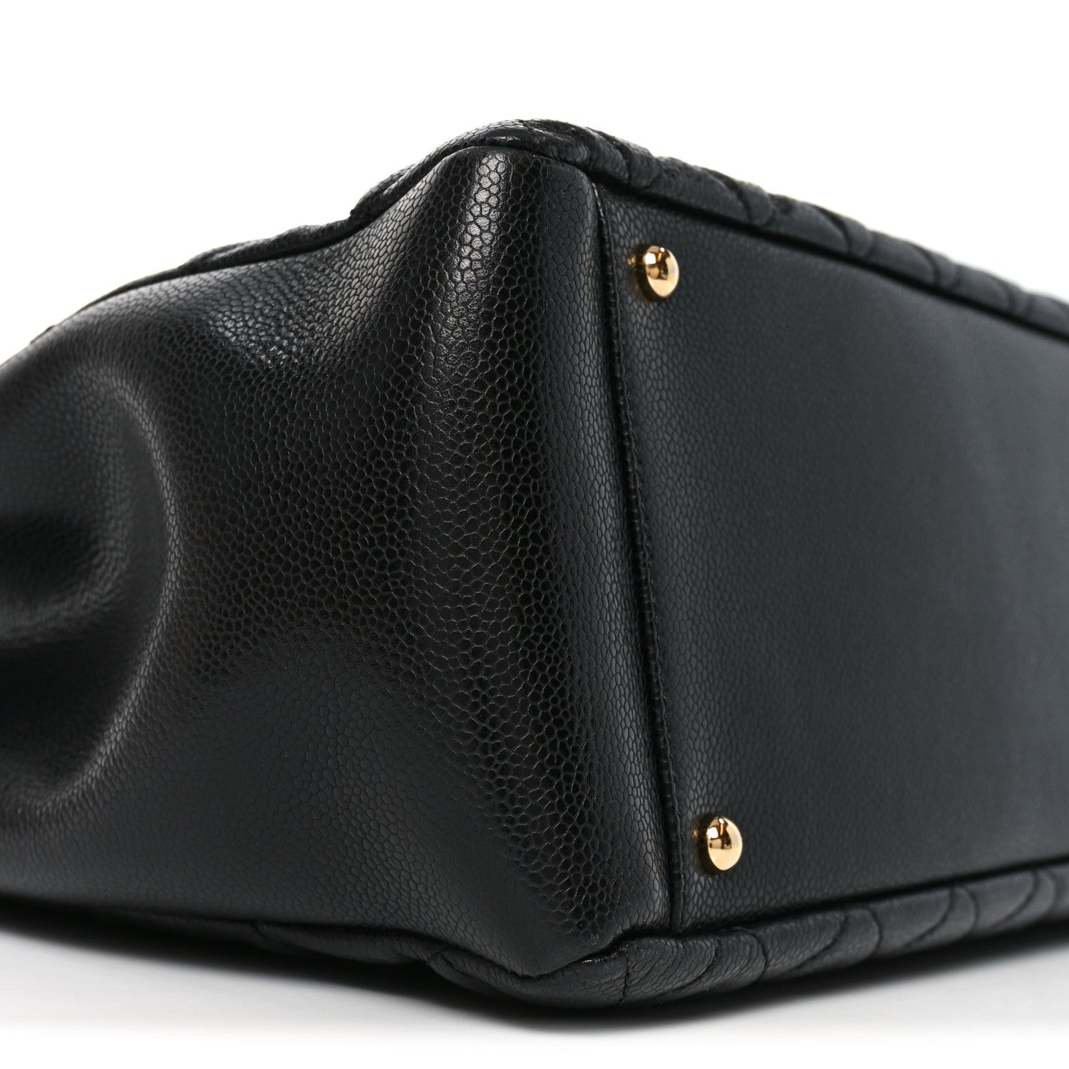 Chanel Caviar Quilted XL Grand Shopping Tote GST Black 9 of 10