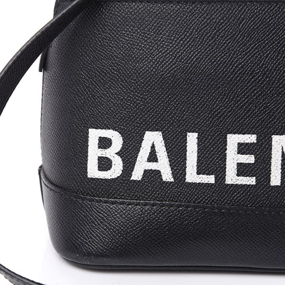 Balenciaga Signature Grained Calfskin Logo S Ville Top Handle Bag Black 9 of 13