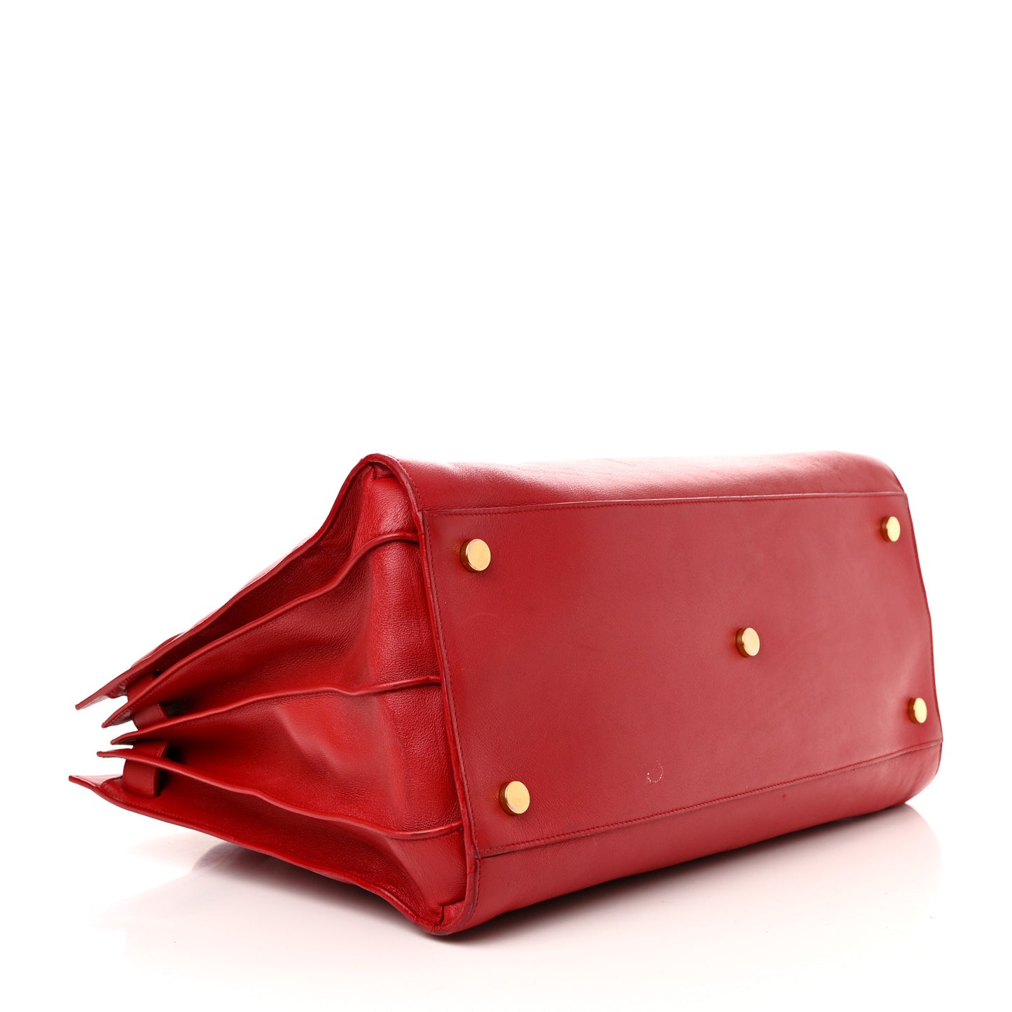 Calfskin Large Sac de Jour Carryall Rouge Orient