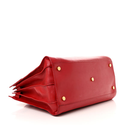Saint Laurent Calfskin Large Sac de Jour Carryall Rouge Orient 4 of 19