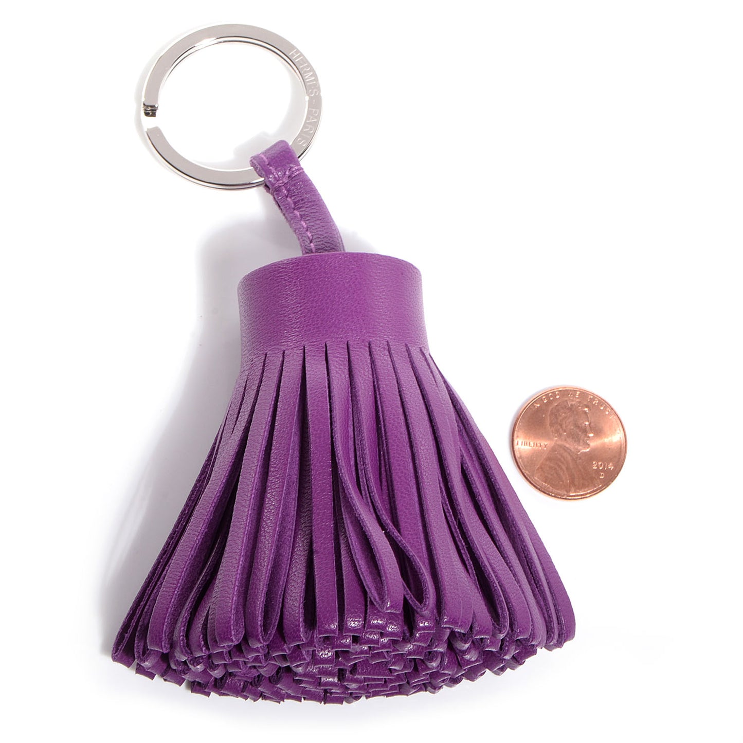 Lambskin Carmen Tassel Key Holder Anemone