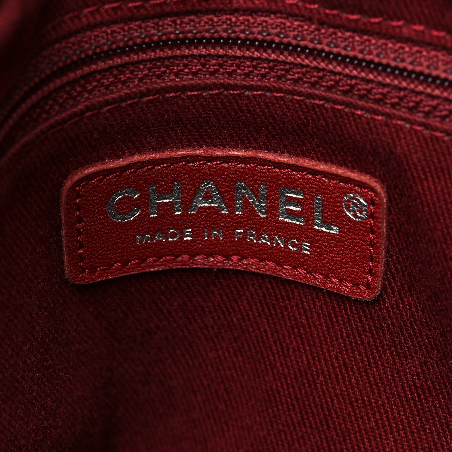 Chanel Caviar Quilted Large Timeless CC Soft Tote Dark Red 6 of 9