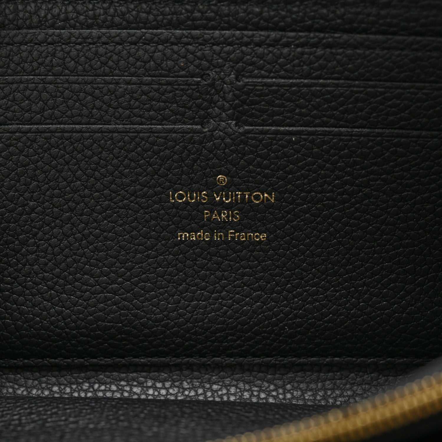 Louis Vuitton Empreinte Clemence Wallet Black 6 of 11