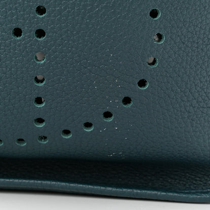 Hermes Taurillon Clemence Evelyne III PM Vert Cypress 11 of 11