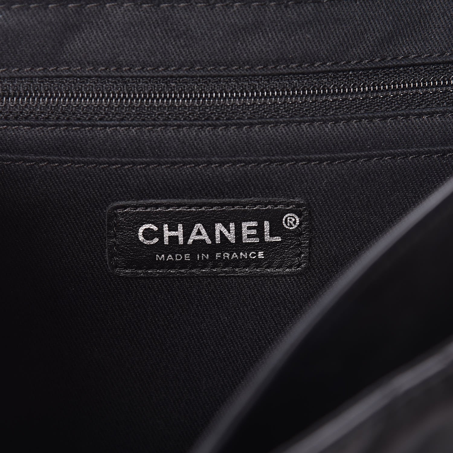 Chanel Lambskin Quilted Jumbo Icons Secret Label Flap Black 6 of 15