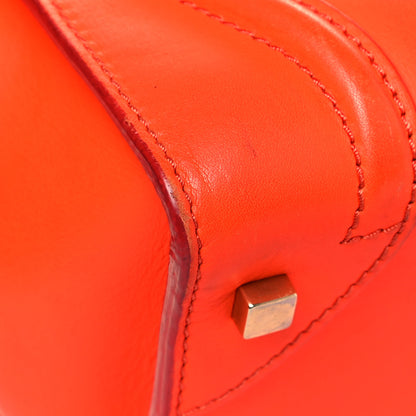 Celine Smooth Calfskin Mini Luggage Orange 7 of 26