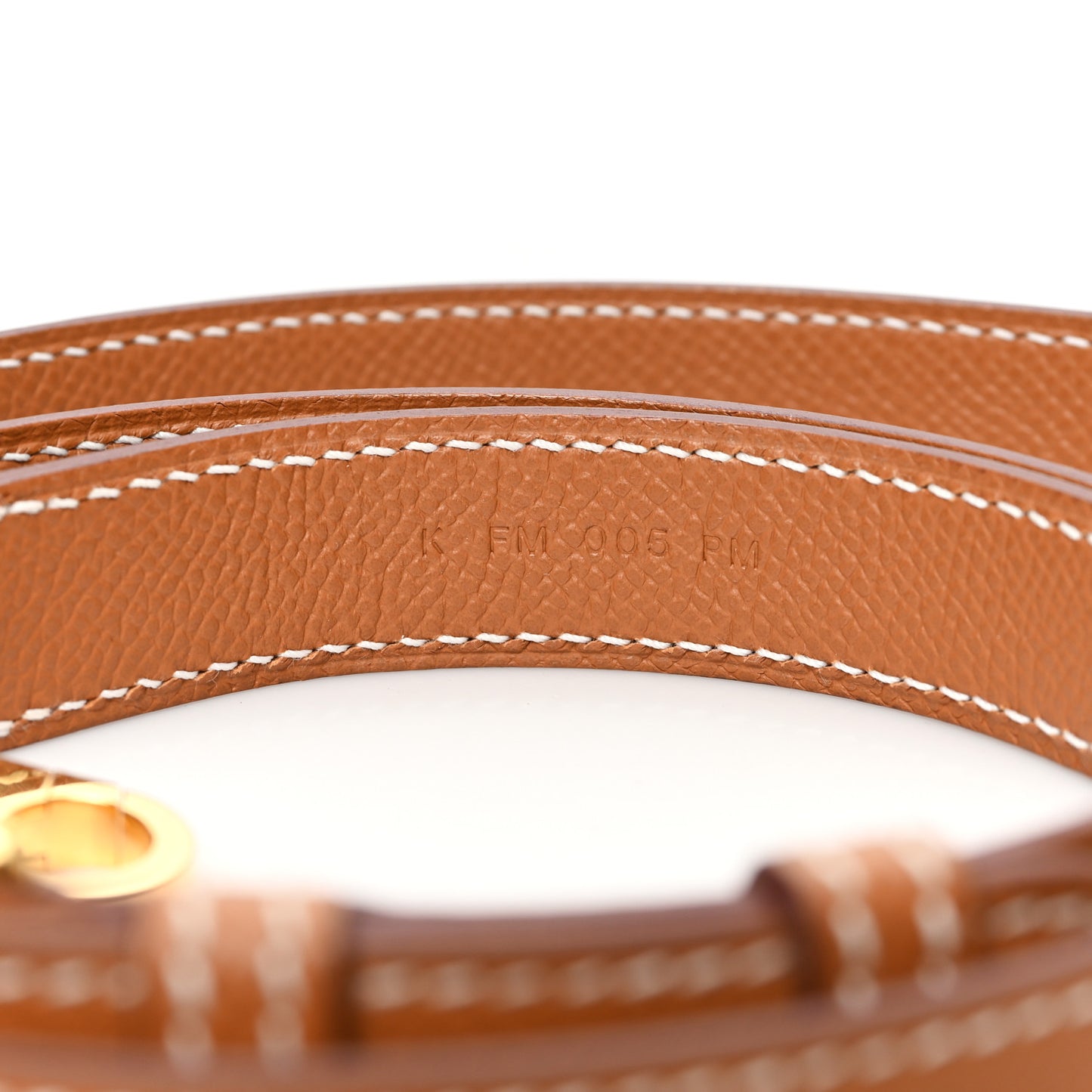 Epsom 20mm A-Strap Shoulder Strap Gold