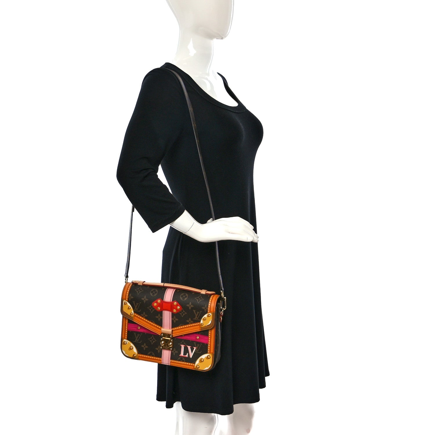 Louis Vuitton Monogram Summer Trunks Pochette Metis 2 of 9