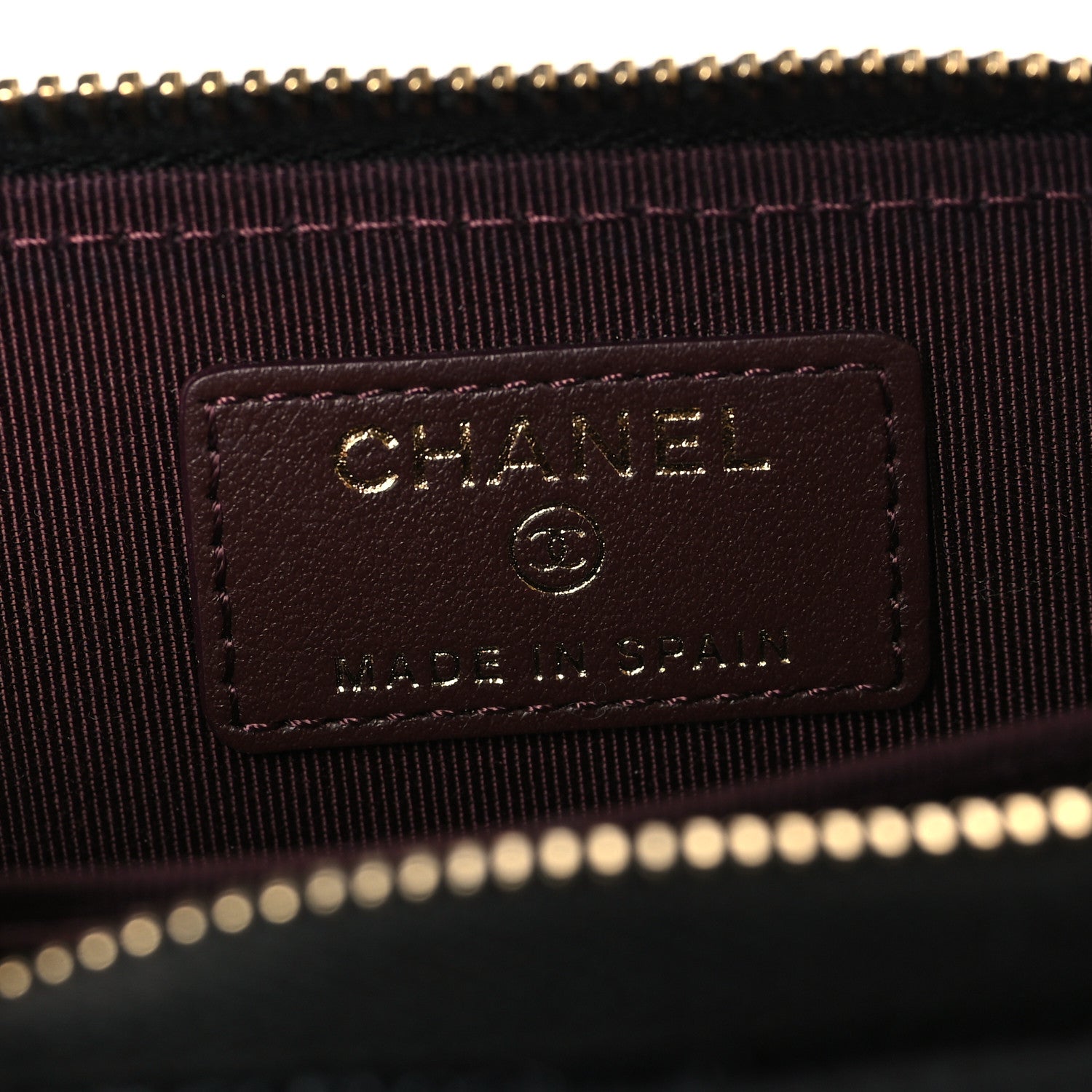 Chanel Caviar Quilted Zip Coin Purse Black 6 of 7