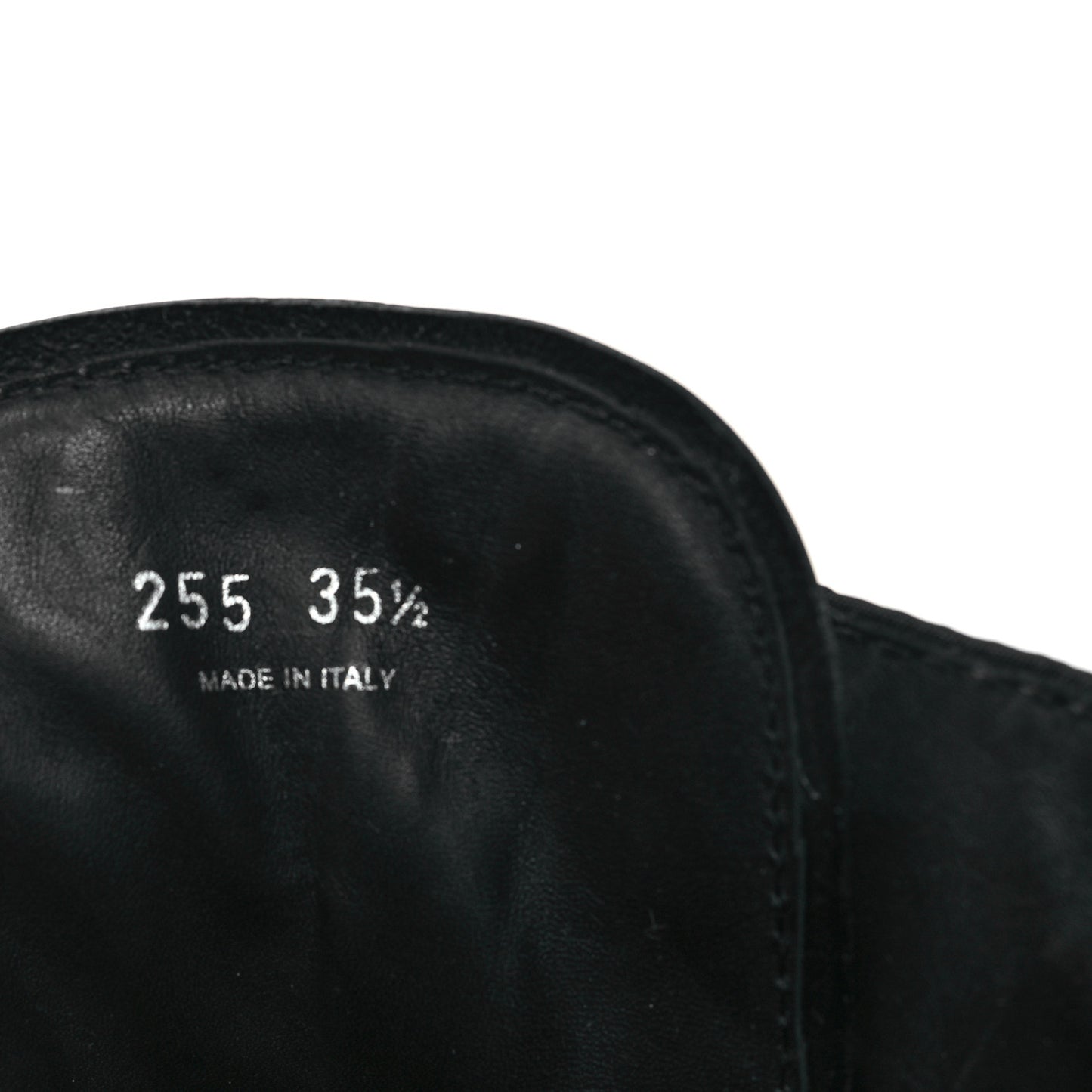 Spazzolato Rois Nylon Metal Triangle Logo Monolith Pouch Pocket 55mm Boots 35.5 Black