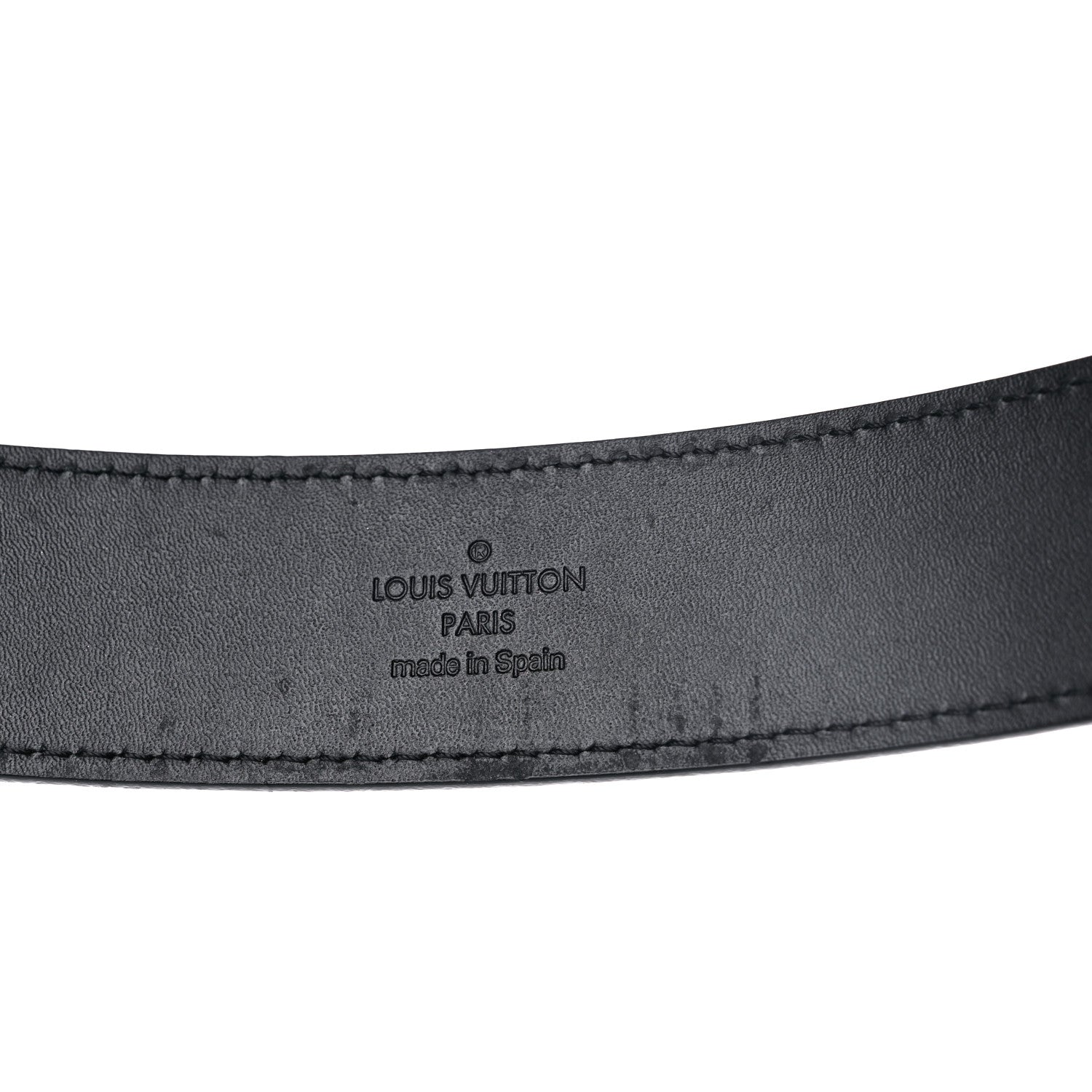 Louis Vuitton Taiga 35mm LV Initiales Belt 90 36 Ardoise 6 of 7