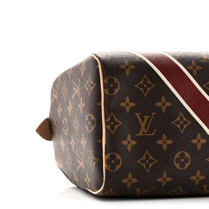 Louis Vuitton Monogram My LV Heritage Speedy 25 Burgundy Ivory 8 of 10