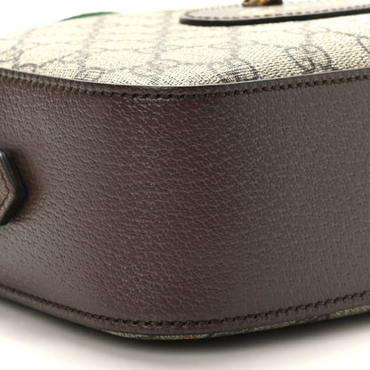 Gucci GG Supreme Monogram Web Neo Vintage Shoulder Bag Beige New Acero Crop 8 of 9